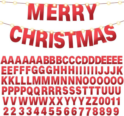 TaoBary 112 Pcs DIY Letter Kit Glitter Customizable Banner Letters Include 107 - Image 7