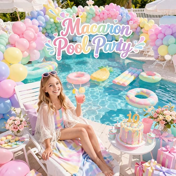 Pastel Balloons 100 Pack, Latex Rainbow Balloon, 12 Inch Round Helium - Image 7