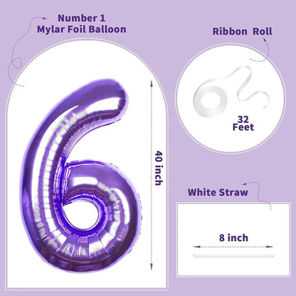 Number Balloons for Birthday Decorations - Image 2