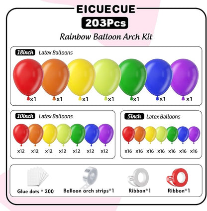 Rainbow Balloon Arch Kit - Image 2