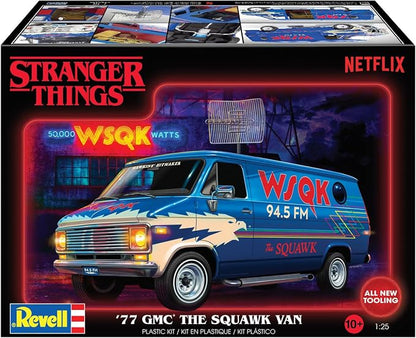 Revell 14578 Stranger Things ’77 GMC® The Squawk Van 1:25 Scale 69-Piece Skill - Image 11