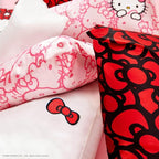 Kitsch x Hello Kitty Pillow Case – Pink Kitty Faces Toddler Bed Time Satin Pillowcase with Zipper – Soft Cooling Pillow Cover for Hair & Skin – Better Than Silk Pillowcase - King Size 19x36