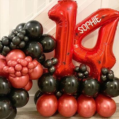 40 Inch Red 14 Number Balloons Giant 14 or 41 Balloons Red Birthday 14 Balloons - Image 6