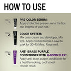 Schwarzkopf Keratin Color Permanent Hair Color, 10.1 Extra Light Ash Blonde, 1 Application-Salon Inspired Permanent Hair Dye, for up to 80% Less Breakage vs Untreated Hair and up to 100% Gray Coverage