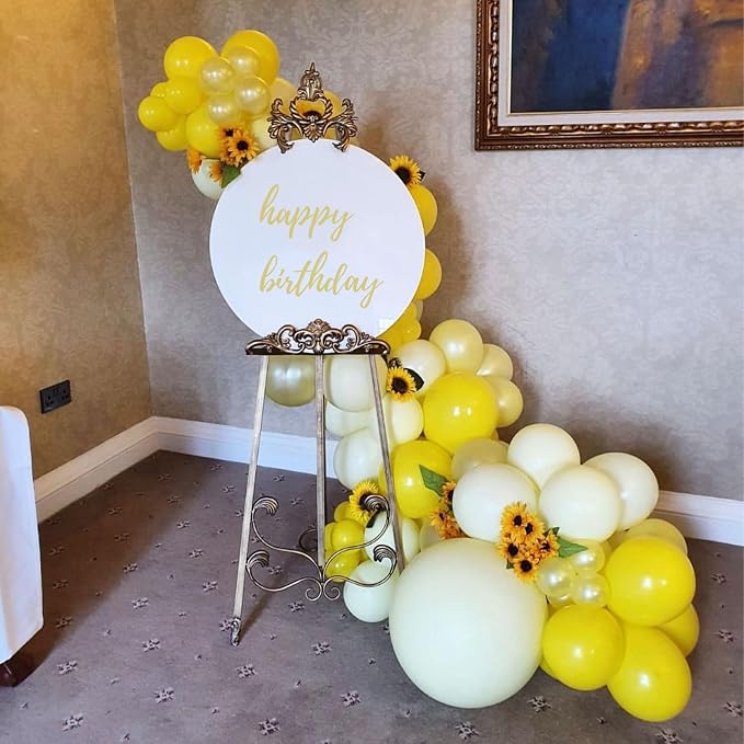 FOTIOMRG 120pcs 5 inch Yellow Balloons | Birthday, Graduation, Baby Shower - Image 6