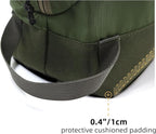 Travel Toiletry Bag 8L, Large Packing Cube with Waterproof TPU Wet/Dry Compartment (04 Forest Green)