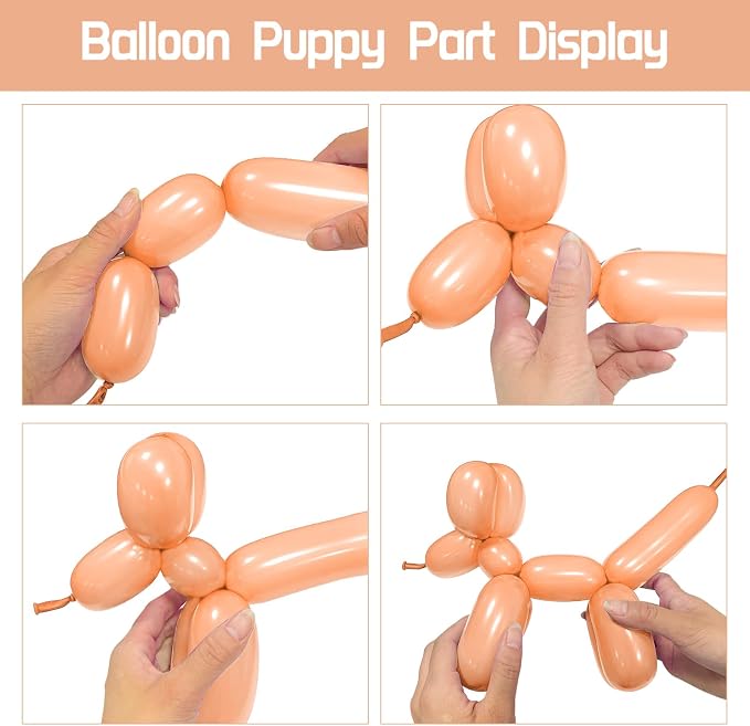 100Pcs Nude 260 Balloons - Image 4