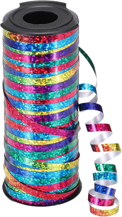 PATIKIL Glitter Curling Ribbon 100yds x 1/5" Plastic Balloon String Ribbon | by PATIKIL
