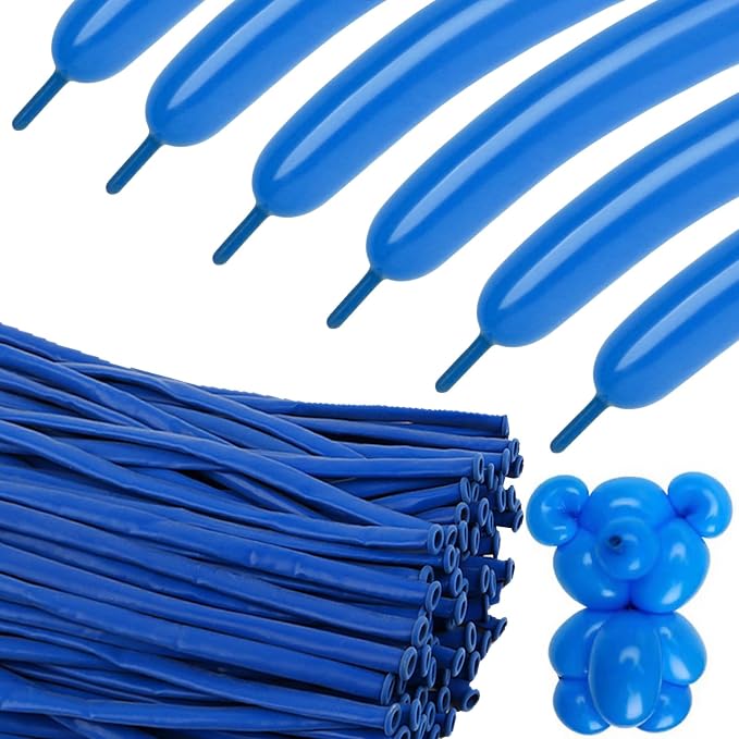 Dark Blue 260 Balloons by KEXINGTUO