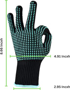 Heat‑Resistant Gloves–Silicone‑Grip Protection for Hair Styling, Curling & Flat Iron, Heat Press, Sublimation–Universal Fit