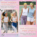 8Pcs Headbands for Women Girls Valentines Day Gifts, Stretchy Soft Neon Head Bands GiftSet Woman Gift for Her Fashion Hair Accessories hairband Galentines Gifts Christmas Easter Basket Stuffers