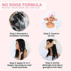 FoxyBae Hair Mask for Dry Damaged Hair and Growth - Overnight Hair Mask Treatment with Biotin & Shea Moisture - 8 Oz, Leave-in Conditioner Spray