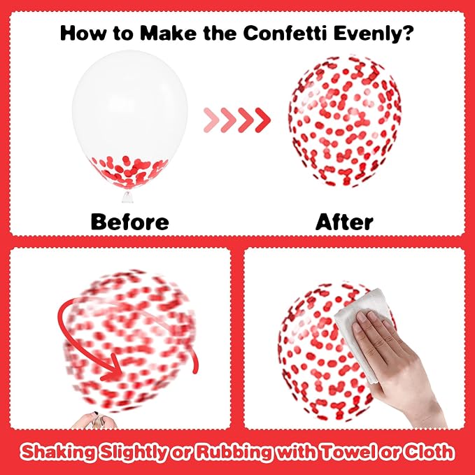 Valentine's Balloons, 12 Inch Latex Balloons - Image 7