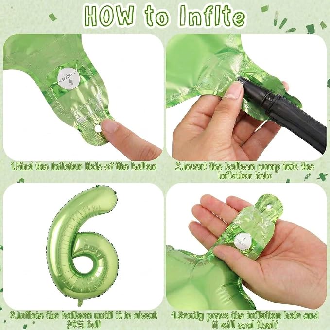Light Green Number 16 Balloon 40 Inch, Shiny Foil Sweet 16 Party Supplies | - Image 5