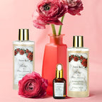 Christmas Gifts for Women - 21-Piece Luxury Rose & Jasmine Spa Gift Basket Set Bath and Body Gift Sets Care Kit with Make up sponge | Valentine's Day, Mothers Day Gifts Baskets for Mom, Wife
