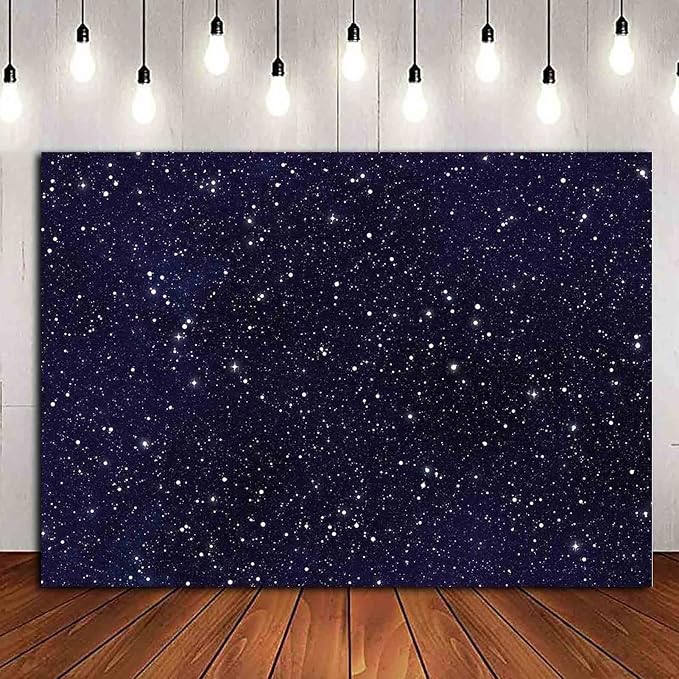 HQM 8x6FT Soft Fabric/Polyester Backdrop Night Sky Star Universe Space Starry - Image 3