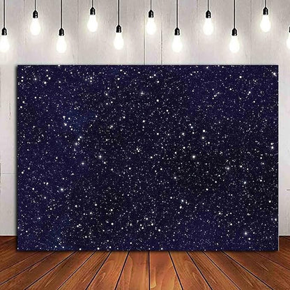 HQM 8x6FT Soft Fabric/Polyester Backdrop Night Sky Star Universe Space Starry - Image 3