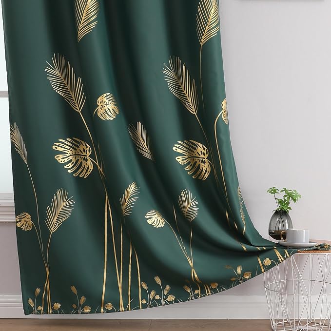 Green Blackout Curtains 63 Inches Long - Image 7