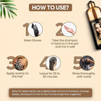 Hair Color Shampoo – 5 in 1 Hair Dye Shampoo for Grey Hair - Instant Hair Dye with 100% Color Accuracy Enriched with Natural Ingredients - Ammonia Free - 500ml (Light Brown)