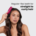 Tangle Teezer Ultimate Detangler Brush for Wet & Dry Hair, Eliminates Knots & Reduces Breakage for All Hair Types, Electric Raspberry