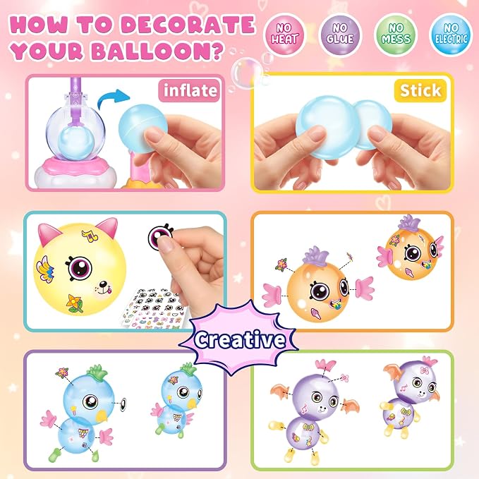 nicknack Princess Pink Balloon Animals Kit - Image 7
