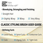Curly Hair Brush for Women Men Curl Defining Hairbrush Small Mini Detangler Edge Combs Barber Styling Tools Travel Accessories Cruise Ship Essential 2030 Beach Vacation Must Have Gift