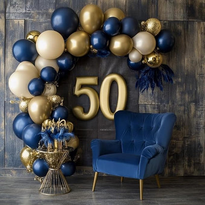 Navy Blue Balloons 125 PCS Different Sizes 18 12 10 5 Inch Dark Blue Balloon - Image 5