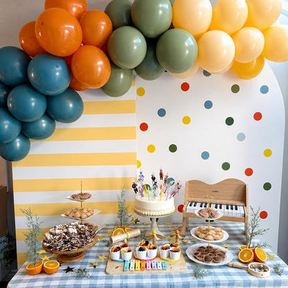 Boho Rainbow Balloons for Whimsical Baby Shower Birthday Party Decorations | - Image 7