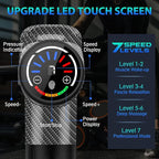 TOLOCO Massage Gun, Deep Tissue Back Massage for Athletes for Pain Relief, Percussion Massager with 10 Massages Heads & Silent Brushless Motor, Christmas Gifts for Women, Men, Carbon