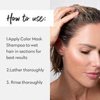 FOUR REASONS Rose Gold Hair Toner and Color Depositing Shampoo - Sulfate Free, Vegan, 8.45 Fl Oz (For Color Treated Hair)