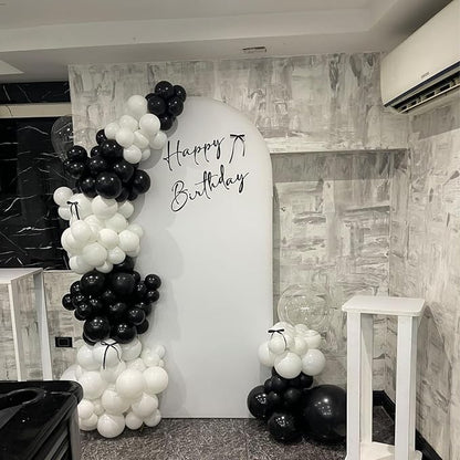Black and White Balloon Arch Kit - Image 6