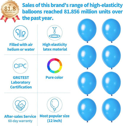 Light Blue Balloon 110pcs - Image 2