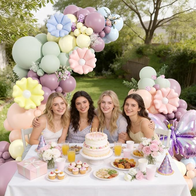143pcs Wildflower Balloon Arch Kit - Image 6