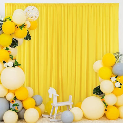 AK TRADING CO. 10 feet x 10 feet Polyester Backdrop Drapes Curtains Panels - Image 5