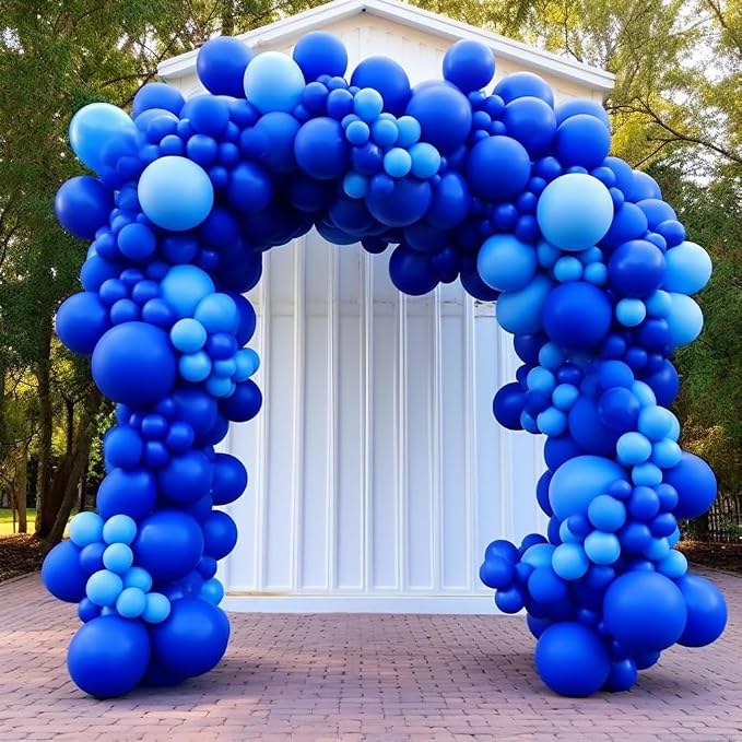 KBZVNAF Royal Blue Latex Party Balloons 50 Pack 12 inch | Blue Helium Matte - Image 7