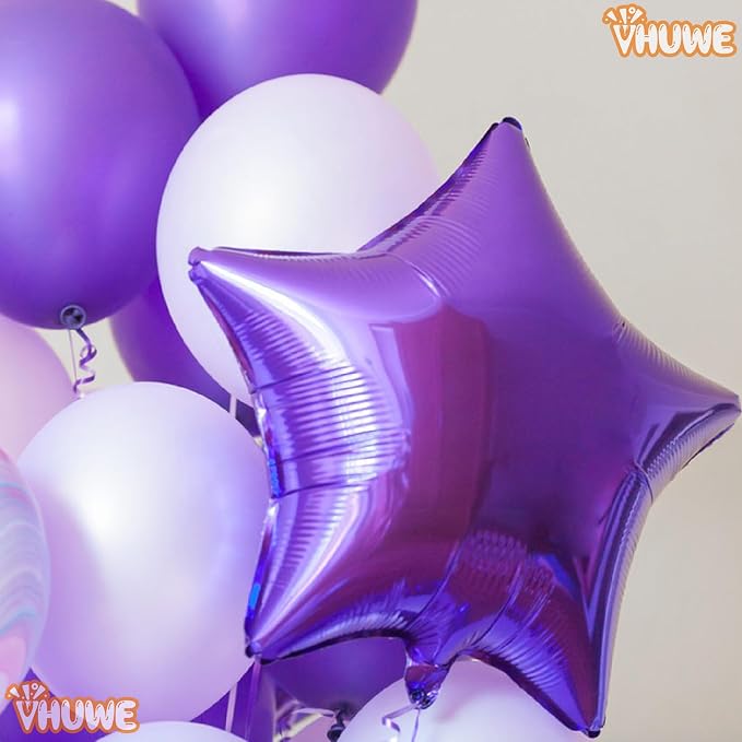 Purple Star Balloons 18 Inch - Image 5