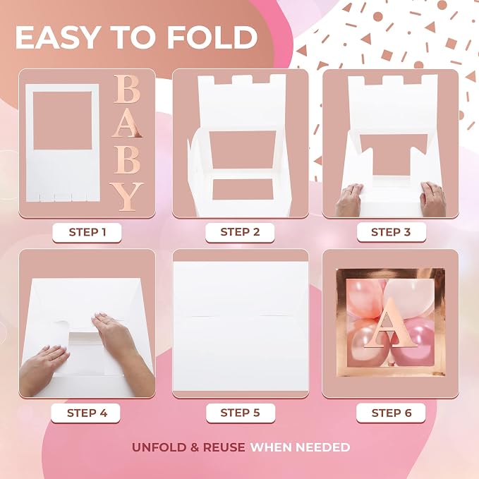 44-Piece Baby Shower Decor Kit - Image 6