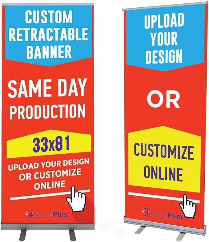 Custom Retractable Banner with Aluminum Frame by Unknown