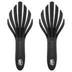 Wet Brush Go Green Curl Detangler Hair Brush - Black - Ultra-Soft IntelliFlex Detangling Bristles Glide Through Tangles with Ease - Great For Curly Hair - No Split Ends & Pain-Free (Pack of 2)