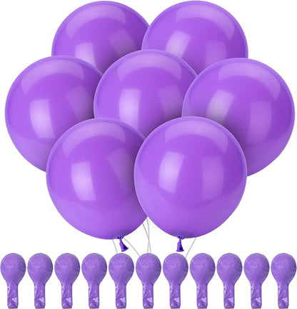 Mr. Pen- Purple Balloons, 12 Inch, 54 Pack | Purple Latex Balloons by MrPen