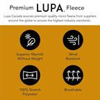 Lupa Handmade Unisex Triple-Layer Micro Fleece Headband Ear Warmer - Sky Blue