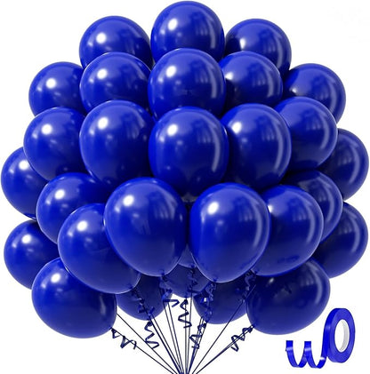 Awenztech Royal Blue Balloons 12 inch, Royal Blue Latex Balloons 50pcs Party by Awenztech