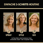 ThickTails Hair Thickening Spray for Women & Men, Instant Volume & Fuller Looking Hair for Fine or Thinning Hair, Root Lift Volumizing Pre-Styler, Lightweight No Residue Formula, 3.4 fl oz