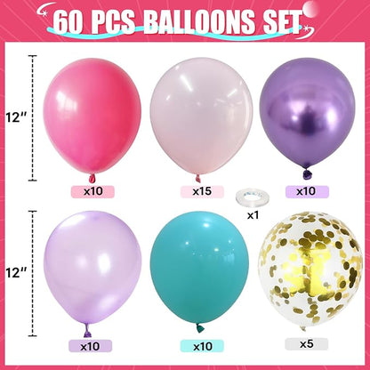 HILAVO Pink and Purple Balloons - Image 2