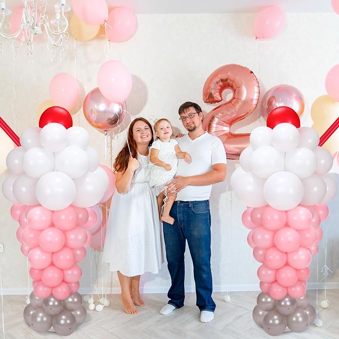 2 Set Ice Cream Balloon Column Stand Kit - Image 5