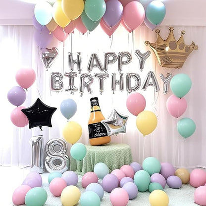 Pastel Balloons Latex Pastel Birthday Decorations 160 Pack 5 inch Round Helium - Image 3