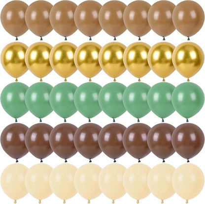 RUBFAC Sage Green and Brown Balloons by RUBFAC