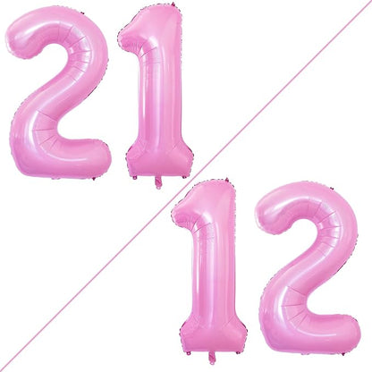 Number 12 Balloons for 12th Birthday Sweet 12 Party Decorations, 42 Inch Jumbo by GOER