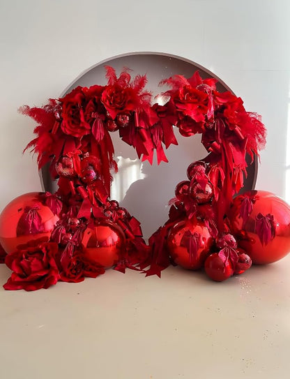 14PCS Red Foil Balloons Set - Image 6
