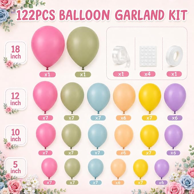 Flower Balloon Arch Kit - Image 2